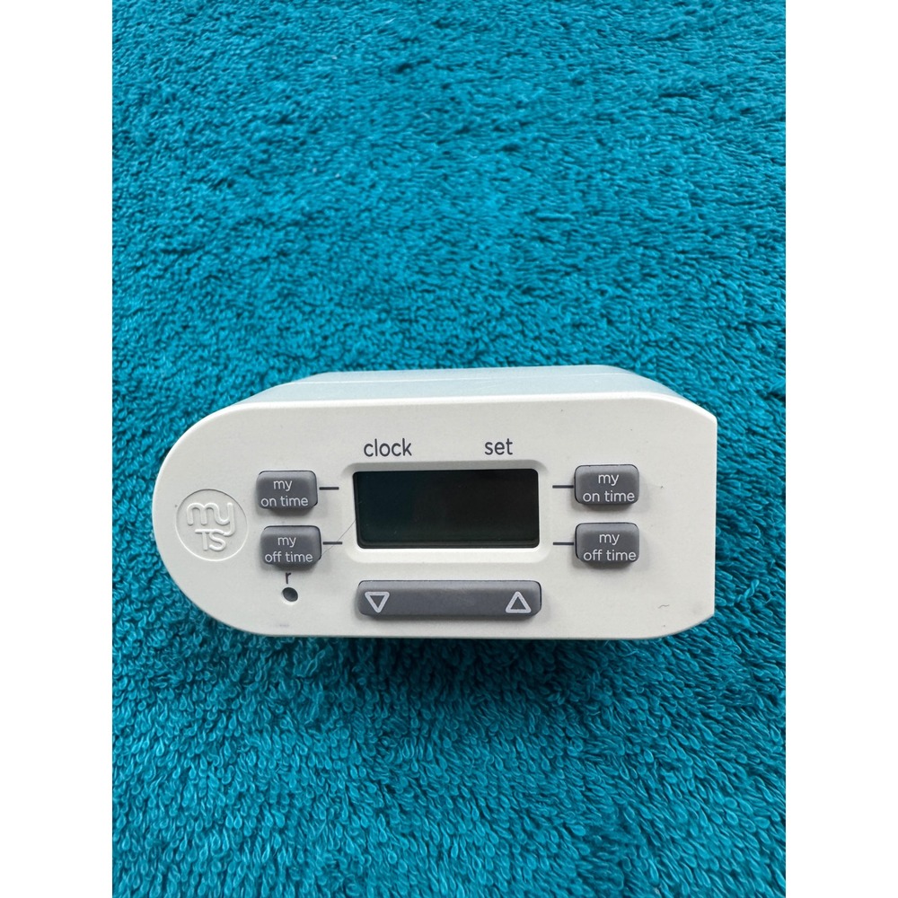 MyTouchSmart Digital Indoor Plug-In Timer White 36253‎ Outlet Programmable